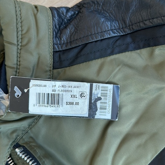 Diesel Men's J-Reed-Mix Jacket green and black - Picture 7 of 14